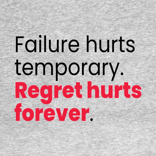 Failure and regret by hsf